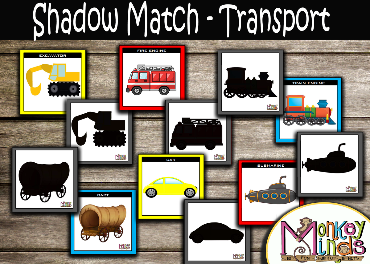 SHADOW MATCH - TRANSPORT – Monkey Minds