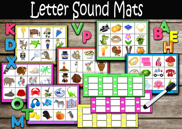 LANGUAGE - LETTER SOUND MATS - Monkey Minds