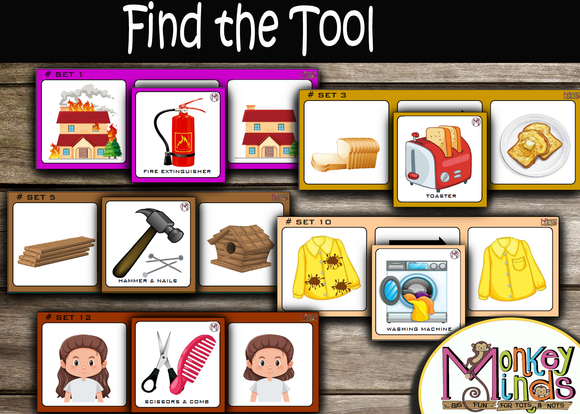 MATCH IT - FIND THE TOOL - Monkey Minds