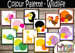 MATCH IT - COLOUR PALETTE - WILDLIFE - Monkey Minds