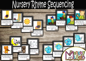 ORDER & SEQUENCE - NURSERY RHYME SEQUENCING - Monkey Minds