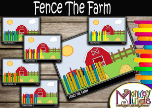 PATTERN & SEQUENCE - FENCE THE FARM - Monkey Minds