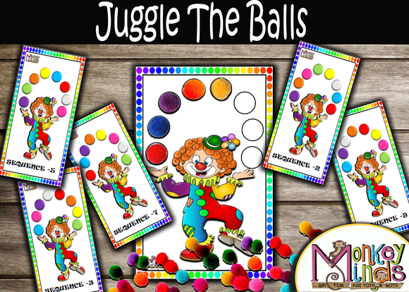 PATTERN & SEQUENCE - JUGGLE THE BALLS - Monkey Minds