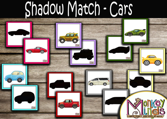 SHADOW MATCH - CARS - Monkey Minds