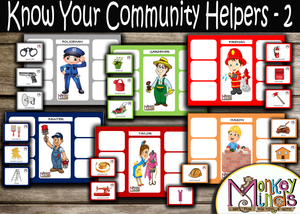 SORTING MATS - KNOW YOUR COMMUNITY HELPERS - 2 - Monkey Minds